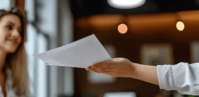 Handing over tradmark papers